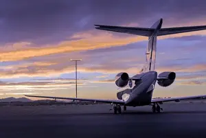 plane on the ground